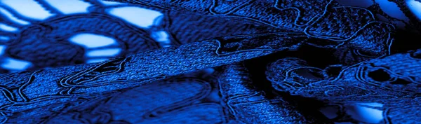 Текстура Фон Візерунок Синя Мереживна Тканина Тонка Рельєфна Мереживна Тканина — стокове фото