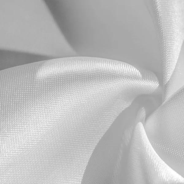 Textúra Gyönyörű Selyem Fehér Krepp Porcelán Kifejezetten Hangulat Csodálatos Tapintású — Stock Fotó
