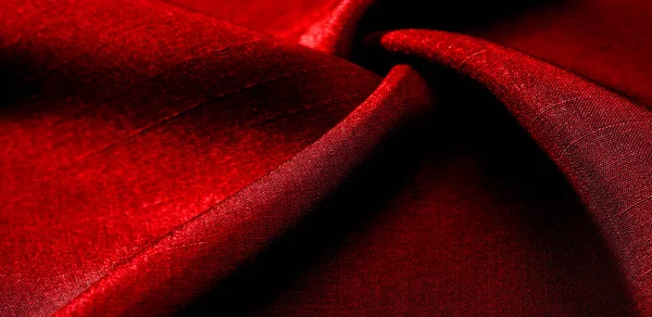 Textur Bakgrund Mönster Röd Färg Tyg Bomullstyg Perfekt För Dina — Stockfoto