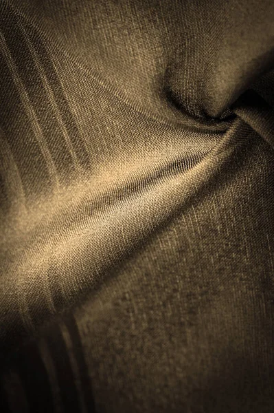 Pozadí Textura Dekorativní Ozdoba Sepiová Hedvábná Tkanina Pruhy Lemování Aby — Stock fotografie