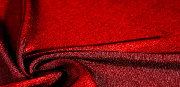 Textura Fundo Padrão Cor Vermelha Tecido Tecido Algodão Perfeito Para — Fotografia de Stock