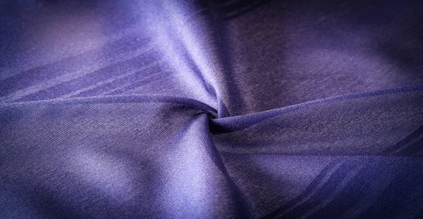 Textura Fondo Adorno Decorativo Tela Azul Seda Con Franjas Ajuste —  Fotos de Stock