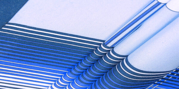 Texture, background, pattern, silk fabric, brown color, geometric lines, pattern from tribal straight lines of different shades, geometric pattern, set for your projects, blue and white