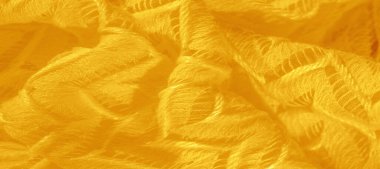 Doku, arka plan, desen, ipek kumaş, sarı, katmanlı dantel tül, sonsuzluk döngüleri şeklinde prim düz kış elmas örme eşarp