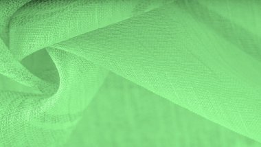 Doku, arkaplan, şablon, his, kambriç - çok ince şeffaf yumuşak merserize kumaş, yeşil sihirli nane