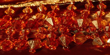 tebrik kartı, arkaplan, doku, kahverengi altına, ipek kumaş, altın cam boncuklar, boncuk dekoru, tasarım