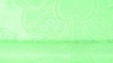 Doku, arkaplan, şablon, his, kambriç - çok ince şeffaf yumuşak merserize kumaş, yeşil sihirli nane