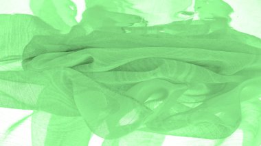 Doku, arkaplan, şablon, his, kambriç - çok ince şeffaf yumuşak merserize kumaş, yeşil sihirli nane