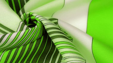 Doku, arkaplan, desen, ipek kumaş, kahverengi renk, geometrik çizgiler, farklı tonlardaki kabile düz çizgileri, geometrik desen, projeleriniz için ayarlanmış, yeşil ve beyaz.