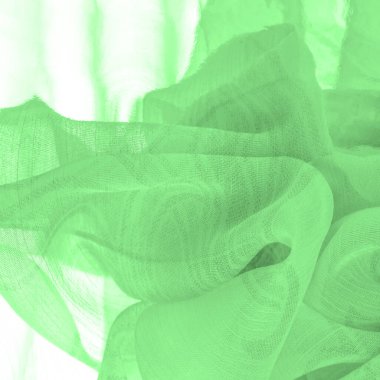 Doku, arkaplan, şablon, his, kambriç - çok ince şeffaf yumuşak merserize kumaş, yeşil sihirli nane