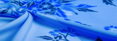 doku, arkaplan, desen, narin mavi ipek çiçek desenli narin, narin, narin, saf ipek kumaşlı. Temiz, opaklık istendiğinde astarı kullan.