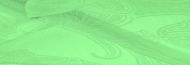 Doku, arkaplan, şablon, his, kambriç - çok ince şeffaf yumuşak merserize kumaş, yeşil sihirli nane