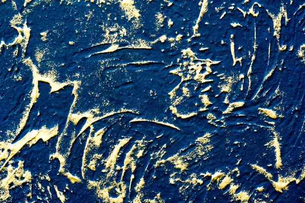 Текстура Фона Рисунок Декоративная Штукатурка Абстрактной Формы Бронзовые Синие Тона — стоковое фото