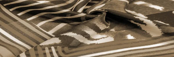 Tetexture Pattern Silk Fabric African Themes Printing Fabric Cheerful Pattern — Stock Photo, Image