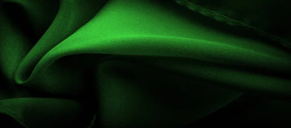 Tekstura Tło Wzór Satynowy Zielony Jest Splot Który Zazwyczaj Błyszczącą — Zdjęcie stockowe