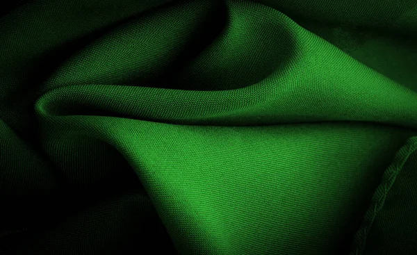 Textura Fondo Patrón Verde Satinado Tejido Que Generalmente Tiene Una —  Fotos de Stock