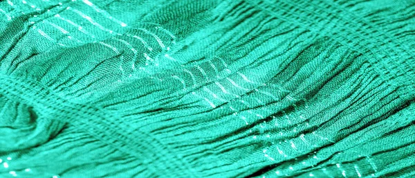 Textura Imagem Fundo Cor Tecido Sob Água Tecido Ondulado Verde — Fotografia de Stock