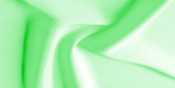 Picture Texture Background Green Emerald Silk Fabric Medium Silky Silk — Stock Photo, Image