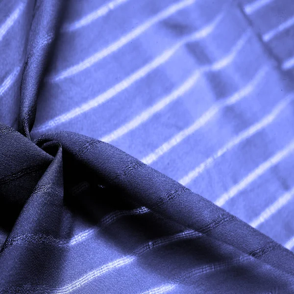 Textura Fundo Padrão Tecido Azul Simples Com Linhas Linhas Formadas — Fotografia de Stock