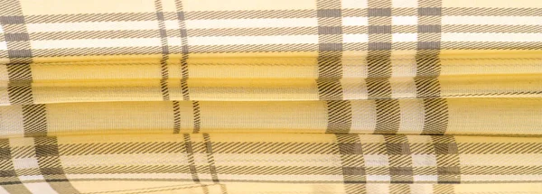 Silk Fabric Champagne Pale Fawn Tartan Checkered Wallpaper Patterns Scottish — Stock Photo, Image