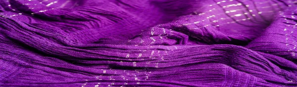 Texture Background Pattern Decor Ornament Dark Lilac Corrugated Fabric Blue — Stock Photo, Image