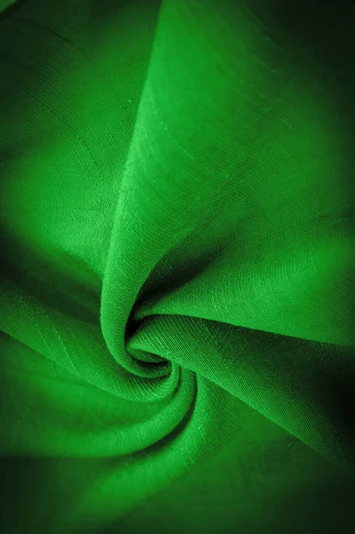 壁紙の質感 装飾装飾 緑のセントの深いエメラルドシルク高密度生地 あなたが作ることができます 装飾的な要素を追加することで より魅力的な — ストック写真