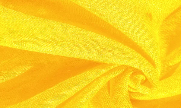 Textura Fondo Patrón Postal Amarillo Cítrico Esta Seda Excepcionalmente Suave — Foto de Stock
