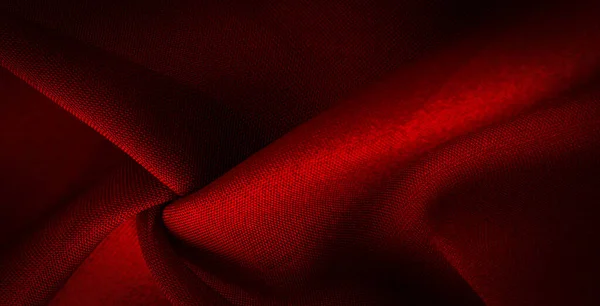 Texture, background, pattern, red satin is a weave that usually has a glossy surface and a dull back, Satin weave is characterized by four or more filler or weft threads,