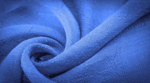Texture Background Pattern Decor Ornament Cold Color Silk Dense Fabric — Stock Photo, Image