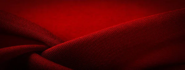 Texture Background Pattern Red Satin Weave Usually Has Glossy Surface — Stock Photo, Image