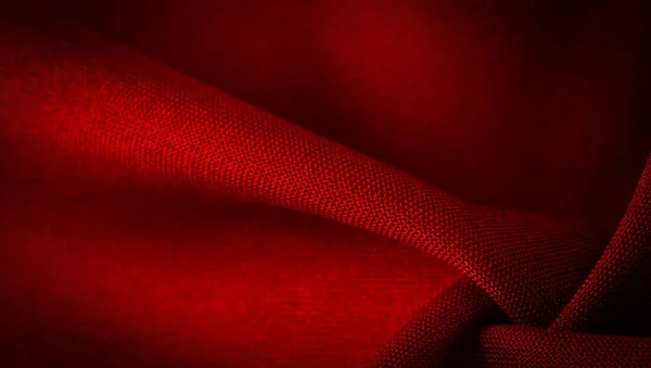 Texture Background Pattern Red Satin Weave Usually Has Glossy Surface — Stock Photo, Image