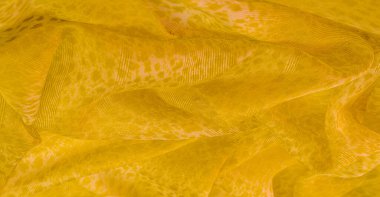 Doku, arkaplan, desen, beyaz sarı ipek kumaş tekstil. Özellikleri, daha esnek ve tasarlanması daha kolay olduğu için dokuma malzemesinden farklıdır..