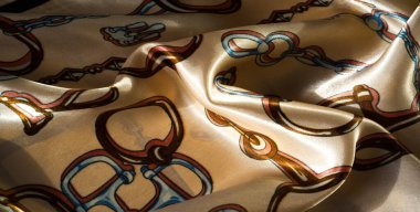 Doku, arka plan, desen, dekoratif ipek kumaş. Rjr dijital baskı ile ipek kumaşlar Bu koleksiyon parlak soyut şekil ler ve renkler ile ayırt edilir.