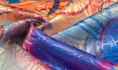 doku, arka plan, desen, duvar kağıdı, kartpostal, poster, boyalı sanatçının paleti ile ipek kumaş, parlak renkler, renkler, sınırsız hayal gücü - bu projeler için ihtiyacınız olan şeydir