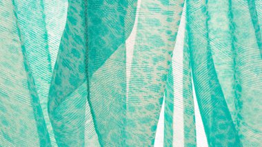 Doku, arkaplan, desen, yeşil beyaz ipek kumaş tekstil. Özellikleri dokuma malzemesinden farklıdır çünkü tasarımda daha esnek ve basittir..