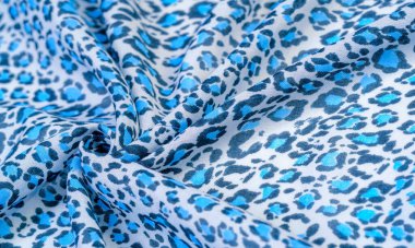 doku, arkaplan, desen, kartpostal, ipek kumaş, mavi gök mavisi beyaz arka planda bulanık çiçekler, kalın malzeme kaynağı yaz çiçeği deseni tekrarlayan desen