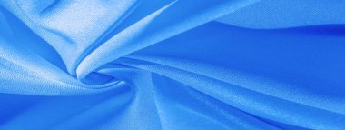 Doku, arkaplan, desen, saf açık mavi ipek kumaş Düşes 'in gerçekten güzel ipek kumaşı. Tasarımın için mükemmel, özel durumlar için düğün davetiyeleri..