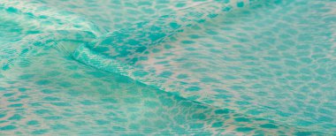 Doku, arkaplan, desen, yeşil beyaz ipek kumaş tekstil. Özellikleri dokuma malzemesinden farklıdır çünkü tasarımda daha esnek ve basittir..