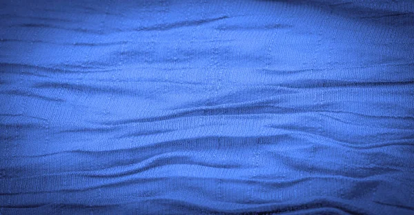 직물의 파란색의 직물은 장식적 요소를 함으로써 매력적으로 수있습니다 — 스톡 사진