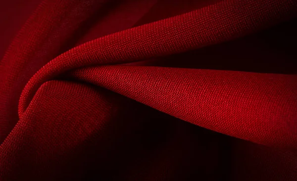 Texture Fond Motif Satin Rouge Est Une Armure Qui Généralement — Photo