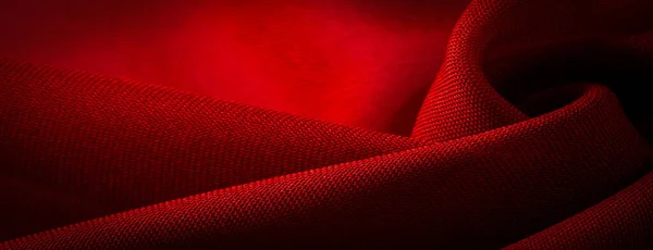 Textura Fondo Patrón Satén Rojo Tejido Que Generalmente Tiene Una — Foto de Stock