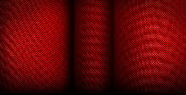 Textura Fundo Padrão Cetim Vermelho Uma Trama Que Geralmente Tem — Fotografia de Stock