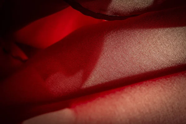 Doku Arkaplan Desen Kırmızı Saten Genellikle Parlak Bir Yüzeye Donuk — Stok fotoğraf