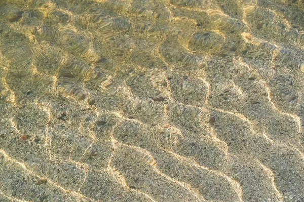 Sommerlandschaft Leichte Brise Kleine Wellen Reflexionen Der Sonnenstrahlen Grund Des — Stockfoto