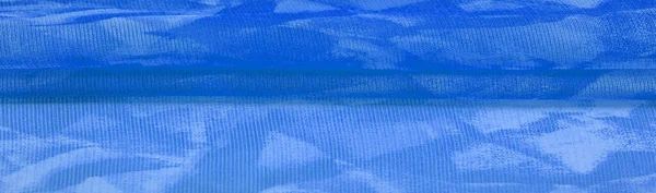 Υφή Φόντο Μοτίβο Στολίδι Φόντο Μπλε Μεταξωτό Ύφασμα Αφηρημένο Μοτίβο — Φωτογραφία Αρχείου