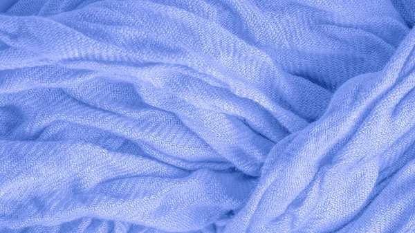 Textura Fondo Patrón Postal Tela Seda Color Azul Cielo Azul — Foto de Stock