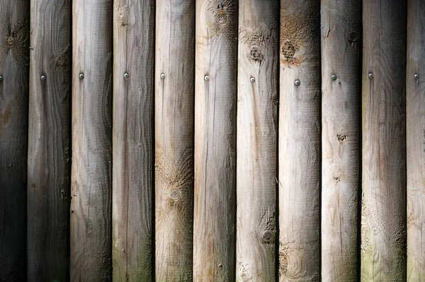 Texture Fond Motif Clôture Barres Bois Non Peintes Lavées Par — Photo