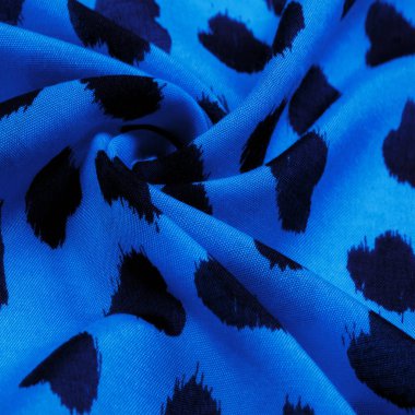 Doku, arkaplan, desen, kartpostal, ipek kumaş, siyah kalp dokusundan mavi iz, projeleriniz gözden kaçmayacak, bu kumaş size bu konuda yardımcı olacak.