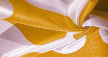 Doku, arkaplan, desen, kartpostal, ipek kumaş, sarı güneş ışığı beyaz oval, projeleriniz bu kumaşla gözden kaçmayacak, bu dokumayı almak en iyisini uyandıracak.