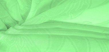 Doku, arkaplan, şablon, his, kambriç - çok ince şeffaf yumuşak merserize kumaş, yeşil sihirli nane